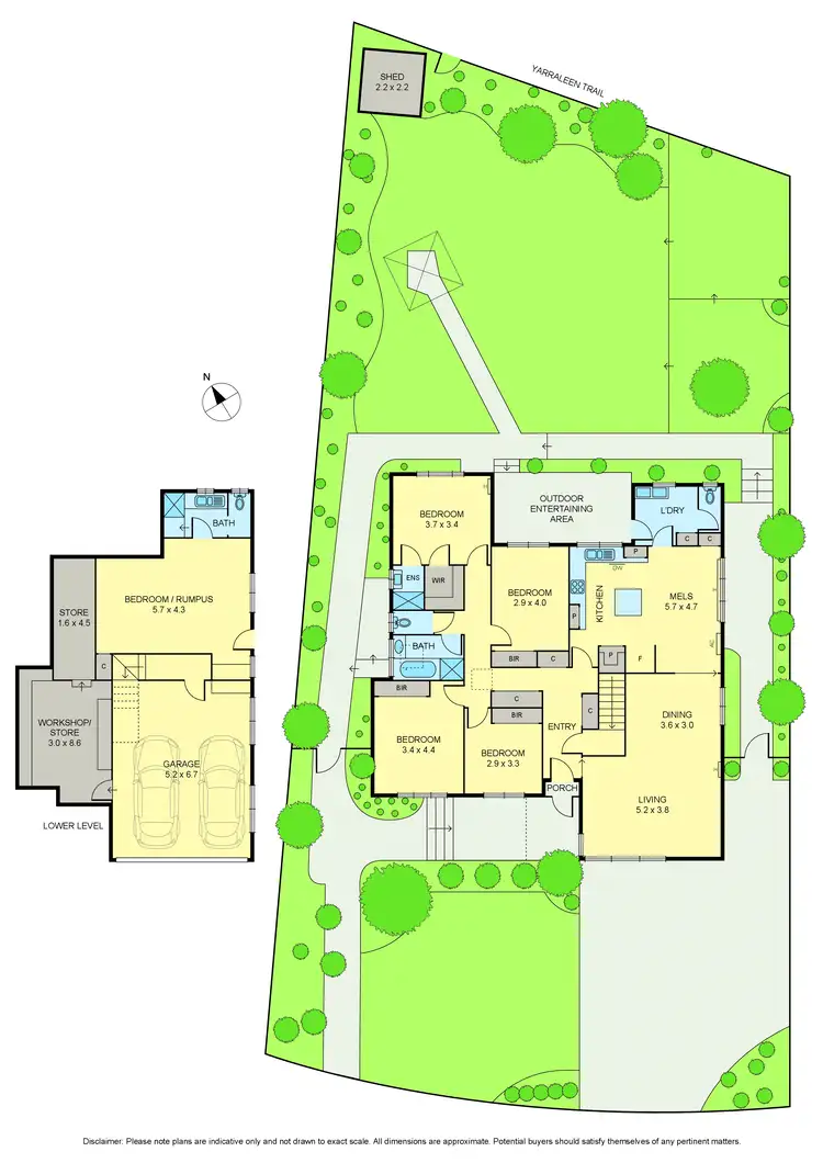 Floorplan of Homely house listing, 61 Golden Way, Bulleen VIC 3105