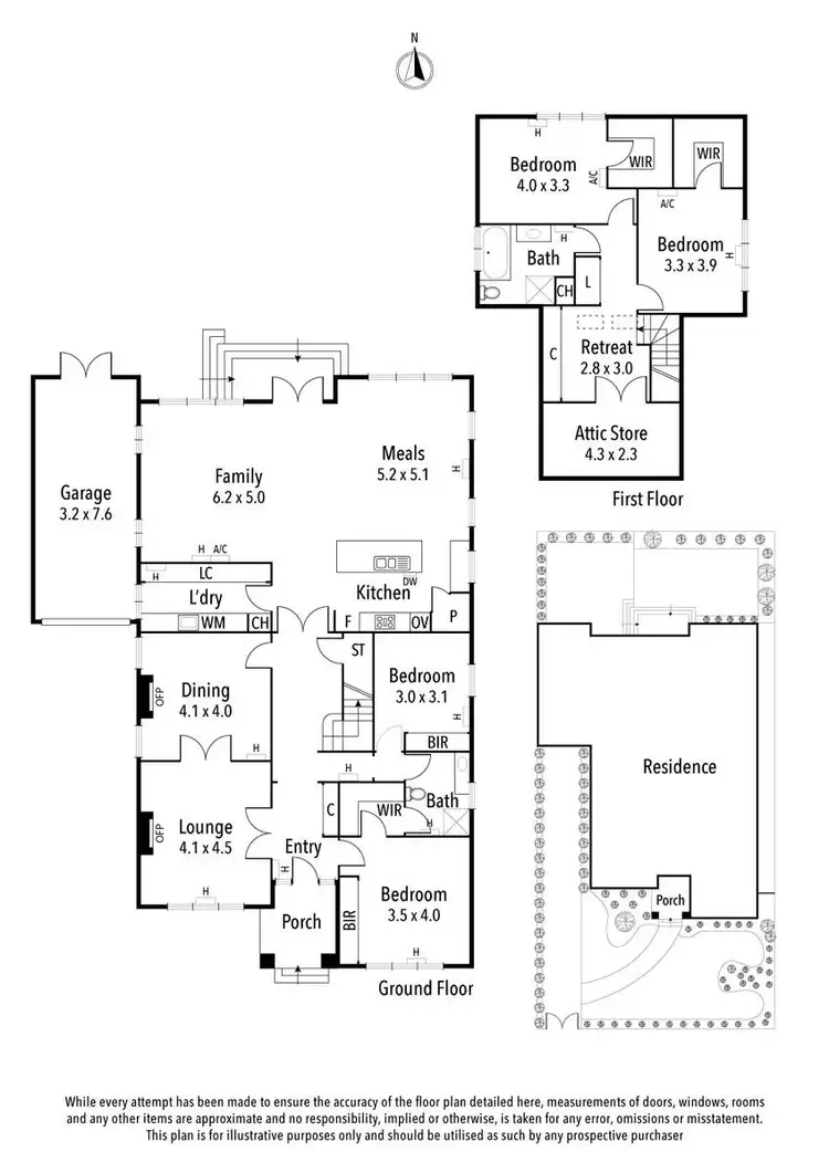 Floorplan of Homely house listing, 4 Robina Road, Eaglemont VIC 3084