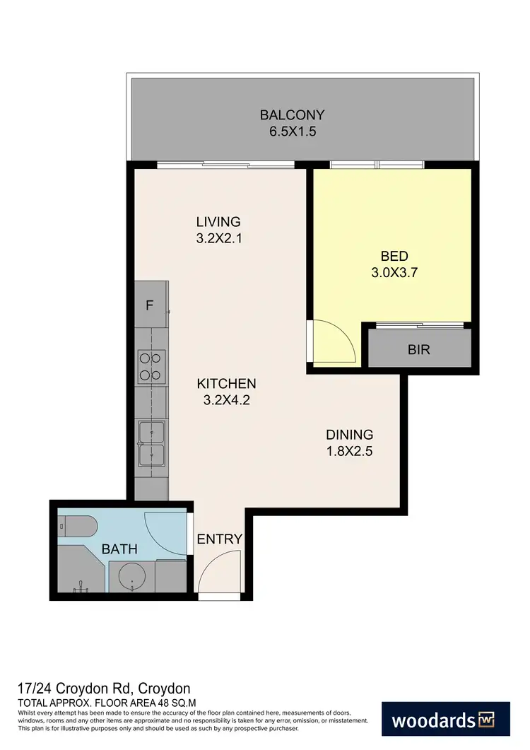 Floorplan of Homely apartment listing, 17/24 Croydon Road, Croydon VIC 3136