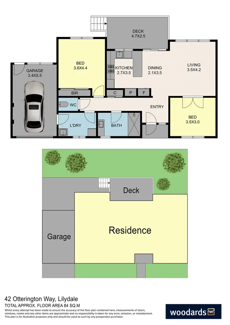 Floorplan of Homely retirement listing, 42 Otterington Way, Lilydale VIC 3140
