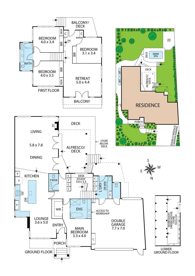 Floorplan of Homely house listing, 50 York Street, Eltham VIC 3095