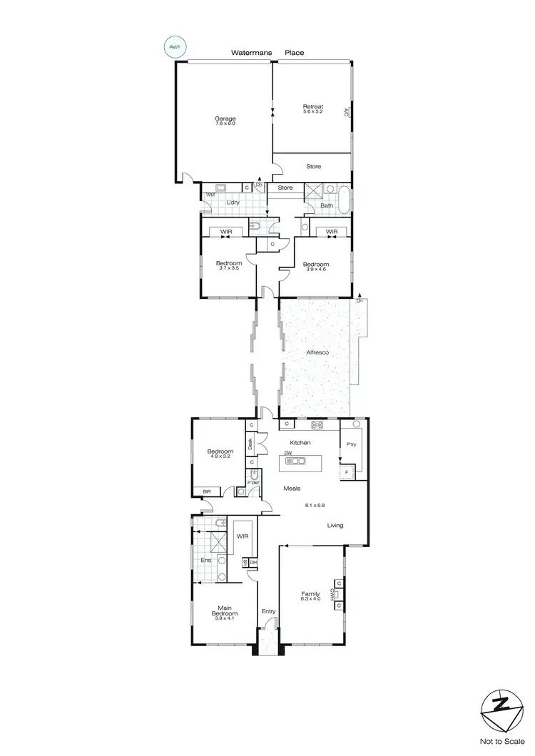 Floorplan of Homely house listing, 9 Surrey Street, Ballarat Central VIC 3350
