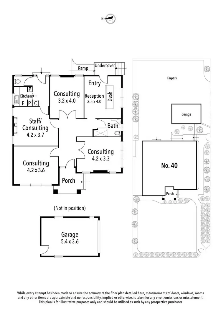 Floorplan of Homely house listing, 40 Waiora Road, Rosanna VIC 3084