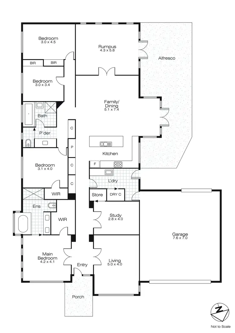 Floorplan of Homely house listing, 1899 Sturt Street, Alfredton VIC 3350