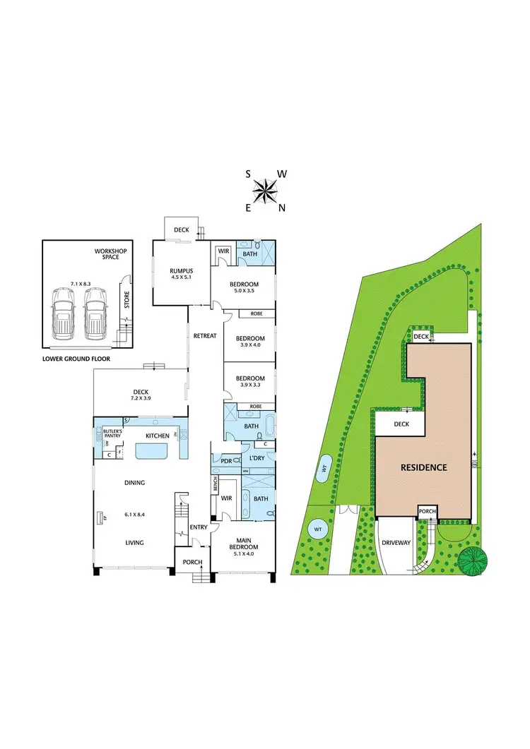 Floorplan of Homely house listing, 10 Winding Way, North Warrandyte VIC 3113