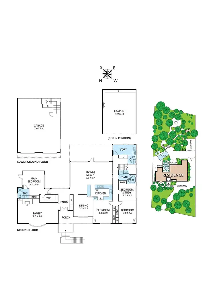 Floorplan of Homely house listing, 18 Hebden Street, Greensborough VIC 3088