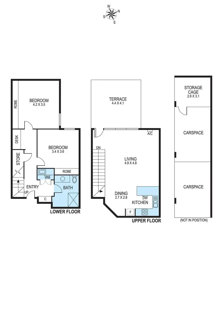 Floorplan of Homely apartment listing, 14/332-338 Centre Road, Bentleigh VIC 3204