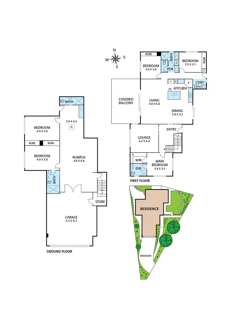 Floorplan of Homely house listing, 1 Carnon Street, Greensborough VIC 3088
