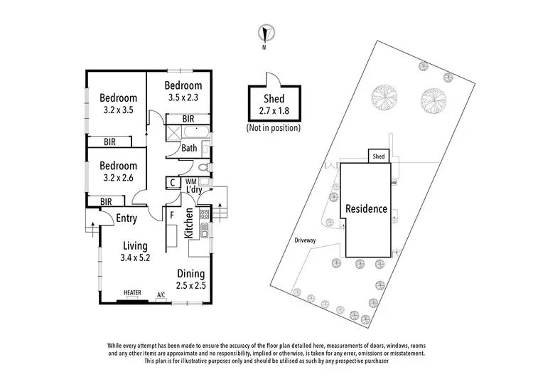 Floorplan of Homely house listing, 176 Hickling Avenue, Greensborough VIC 3088
