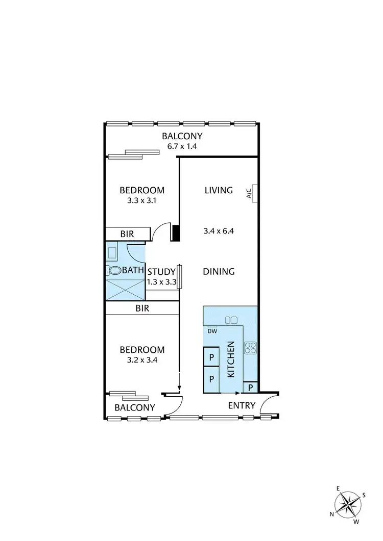 Floorplan of Homely apartment listing, 104/133 Railway Place, Williamstown VIC 3016