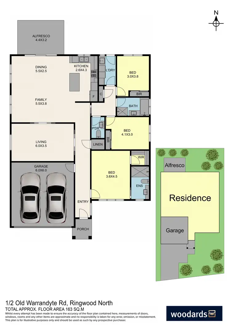 Floorplan of Homely house listing, 1/2 Old Warrandyte Road, Ringwood North VIC 3134