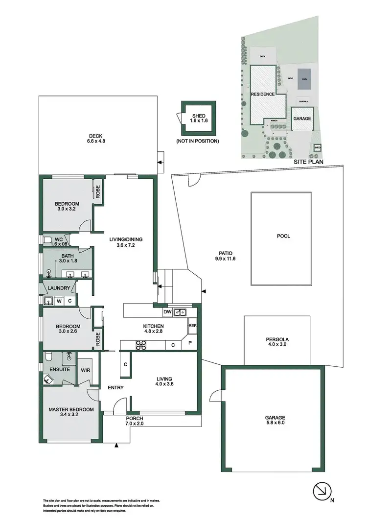 Floorplan of Homely house listing, 8 Lakeside Court, Safety Beach VIC 3936