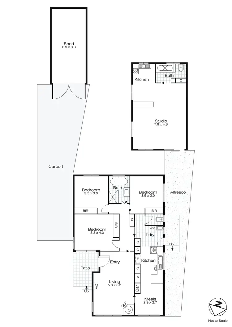 Floorplan of Homely house listing, 173 Walker Street, Sebastopol VIC 3356