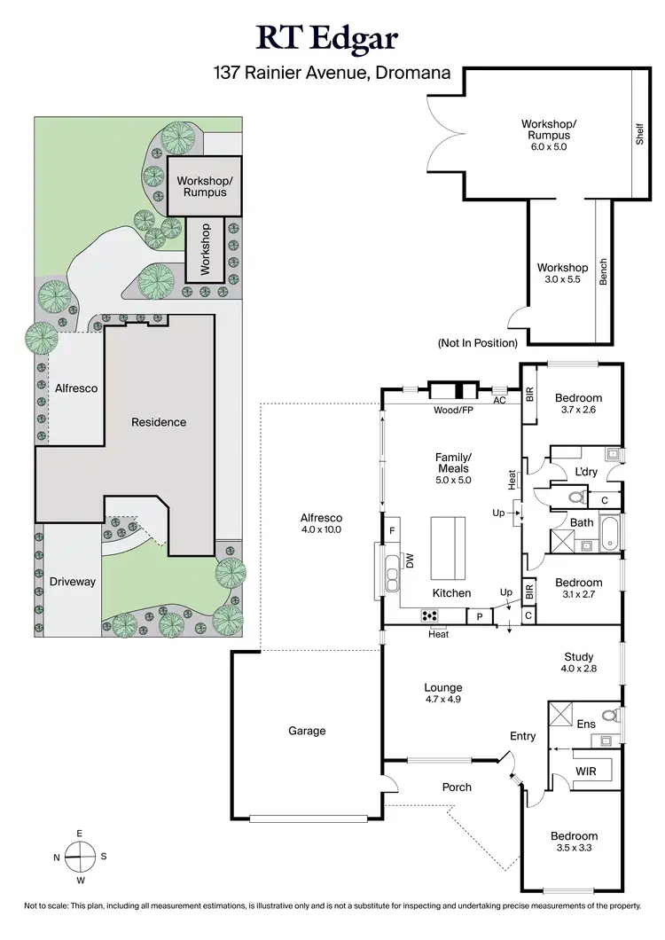 Floorplan of Homely house listing, 137 Rainier Avenue, Dromana VIC 3936