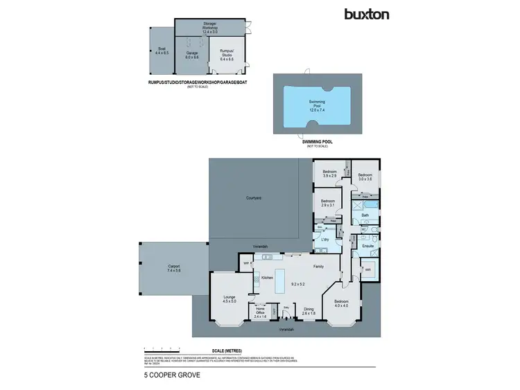 Floorplan of Homely house listing, 5 Cooper Grove, Strathfieldsaye VIC 3551