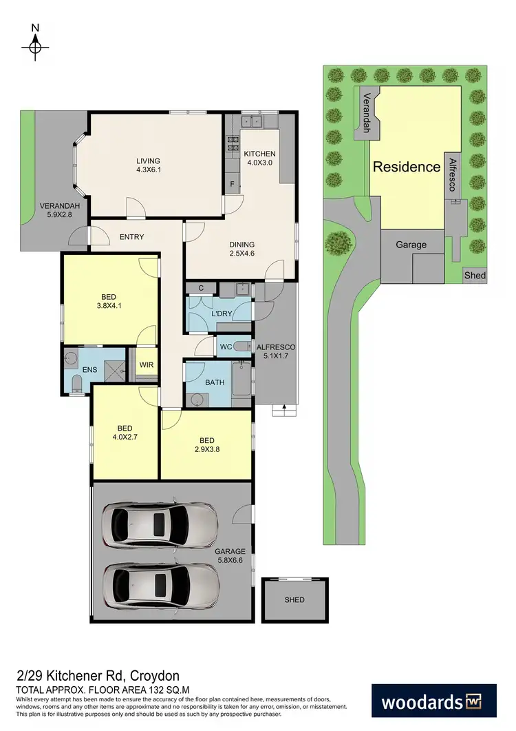 Floorplan of Homely house listing, 2/29 Kitchener Road, Croydon VIC 3136