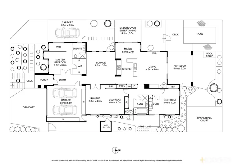 Floorplan of Homely house listing, 6 Ambleside Place, Ocean Grove VIC 3226