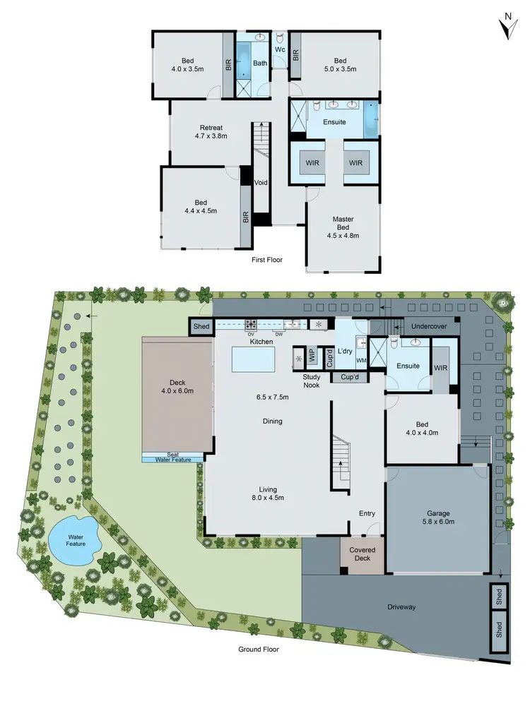 Floorplan of Homely house listing, 22 Leonard Street, Ashwood VIC 3147