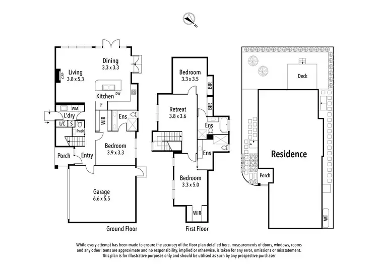Floorplan of Homely townhouse listing, 2/372 Upper Heidelberg Road, Ivanhoe VIC 3079
