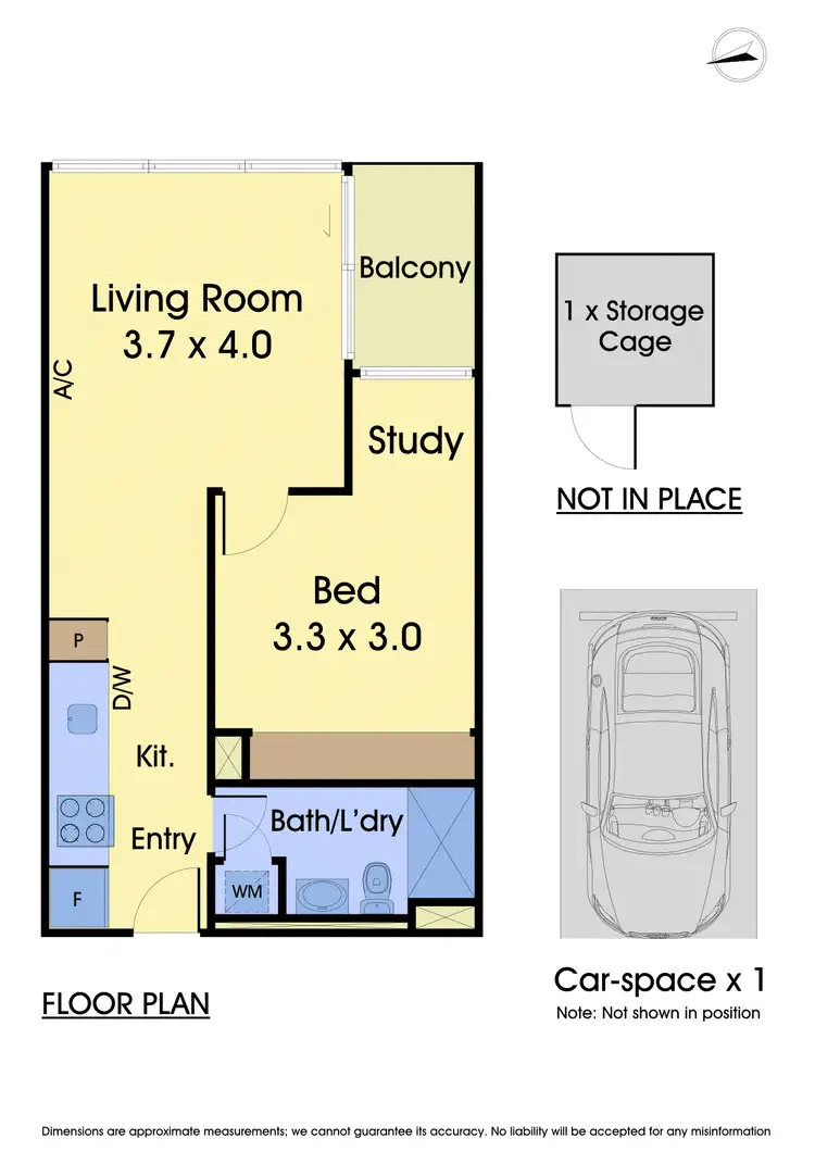 Floorplan of Homely apartment listing, 310/381 Punt Road, Cremorne VIC 3121