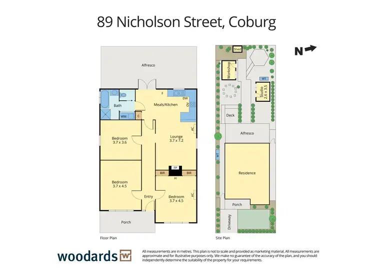 Floorplan of Homely house listing, 89 Nicholson Street, Coburg VIC 3058