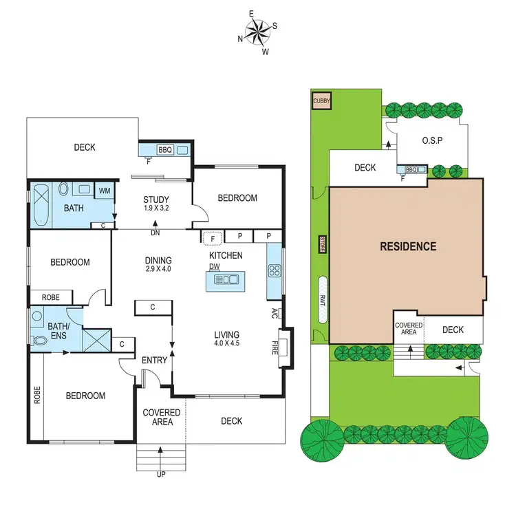 Floorplan of Homely unit listing, 1/12 Richard Street, Bentleigh East VIC 3165