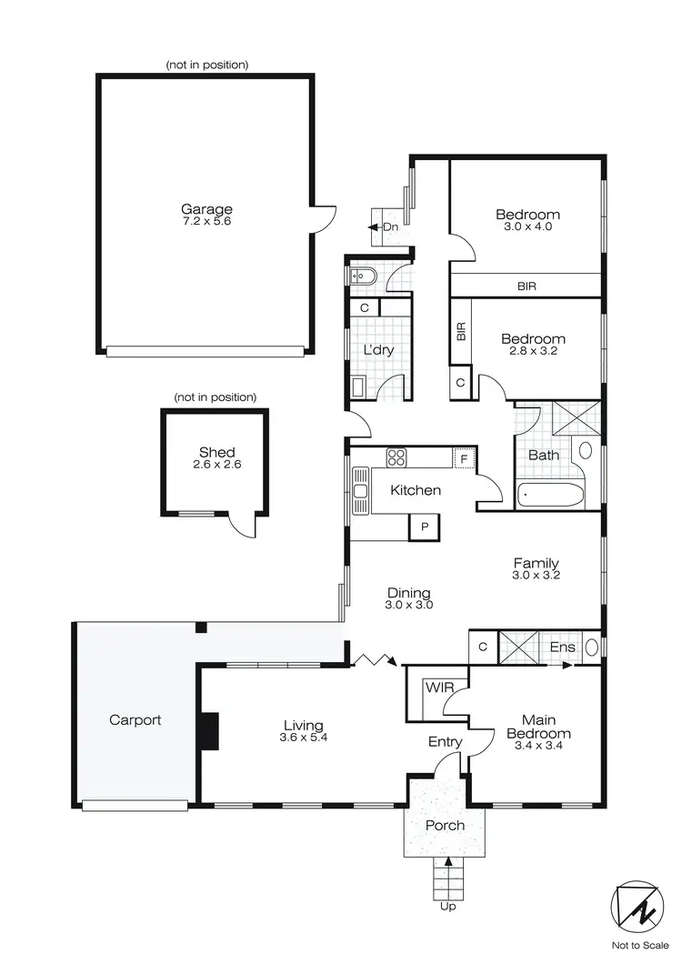 Floorplan of Homely house listing, 17 Mansfield Avenue, Mount Clear VIC 3350