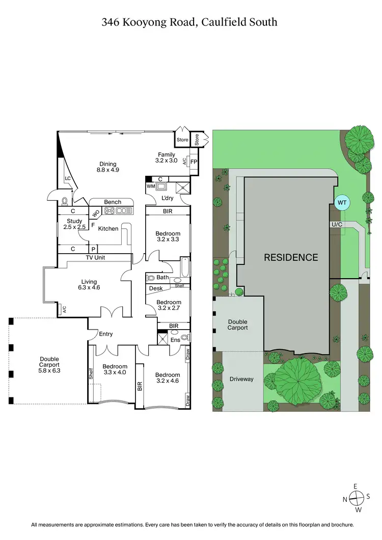Floorplan of Homely house listing, 346 Kooyong Road, Caulfield South VIC 3162