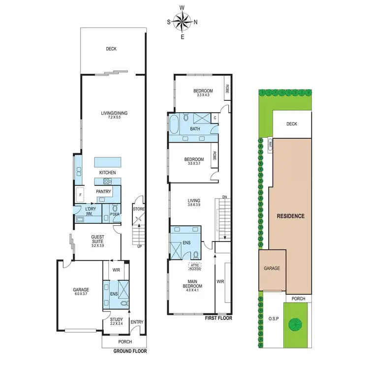Floorplan of Homely townhouse listing, 29a Bradford Street, Bentleigh East VIC 3165