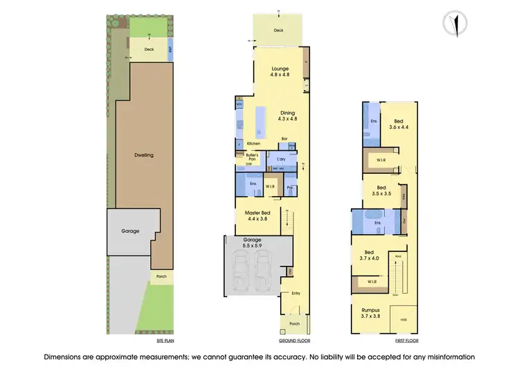 Floorplan of Homely townhouse listing, 34 Dunoon Street, Doncaster VIC 3108