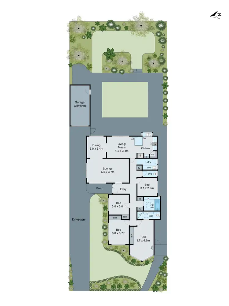 Floorplan of Homely house listing, 42 Pasadena Crescent, Bentleigh East VIC 3165