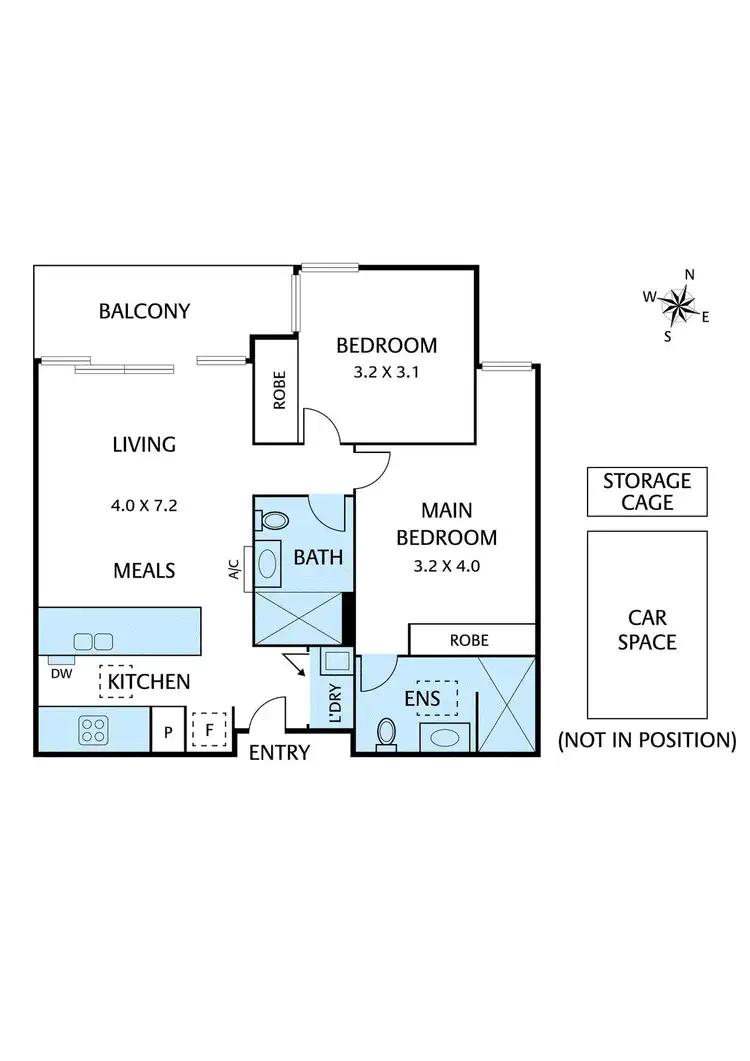 Floorplan of Homely apartment listing, 310/69 Marshall Street, Ivanhoe VIC 3079