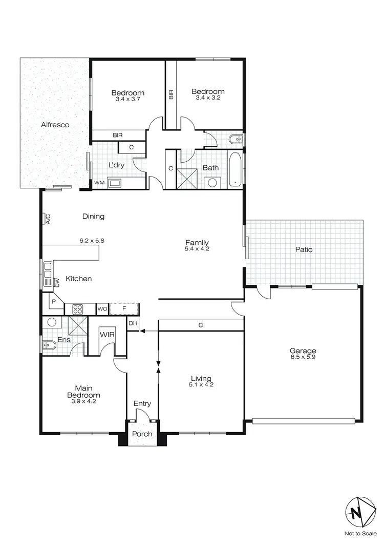 Floorplan of Homely house listing, 21 King George Way, Mitchell Park VIC 3355