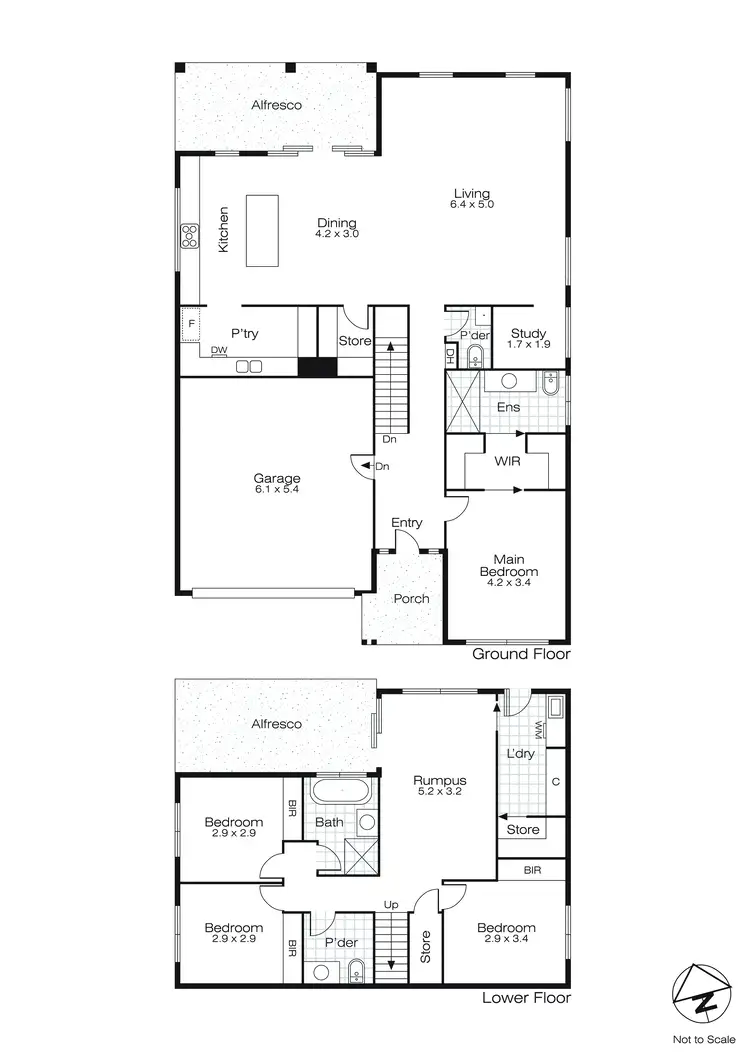 Floorplan of Homely house listing, 5 Lautaret Road, Brown Hill VIC 3350