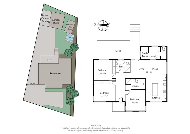 Floorplan of Homely house listing, 57 Leonard Street, Tootgarook VIC 3941