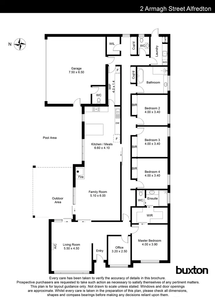 Floorplan of Homely house listing, 2 Armagh Street, Alfredton VIC 3350