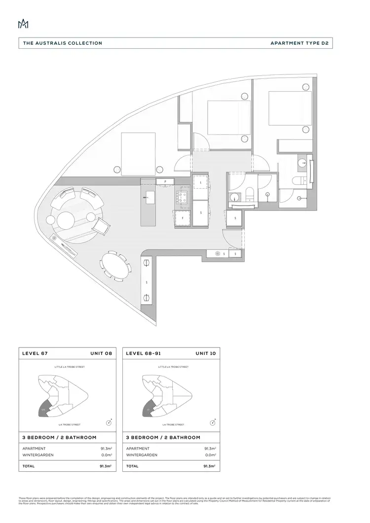Floorplan of Homely apartment listing, 8210/228 La Trobe Street, Melbourne VIC 3000