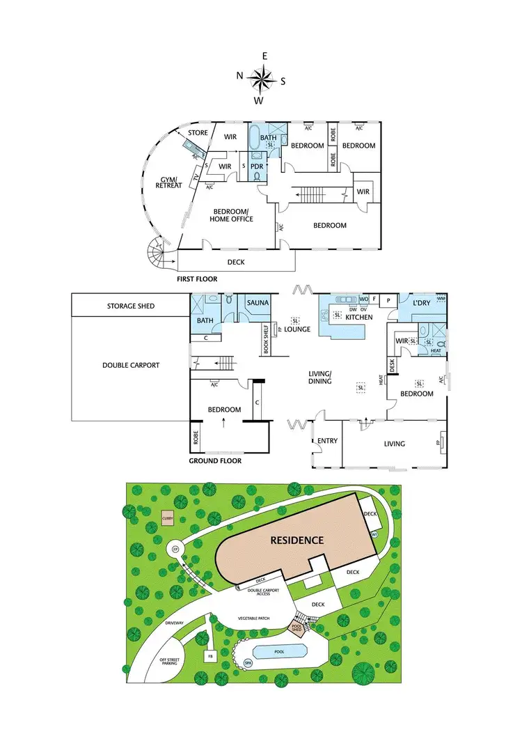 Floorplan of Homely house listing, 9 Weerona Way, North Warrandyte VIC 3113