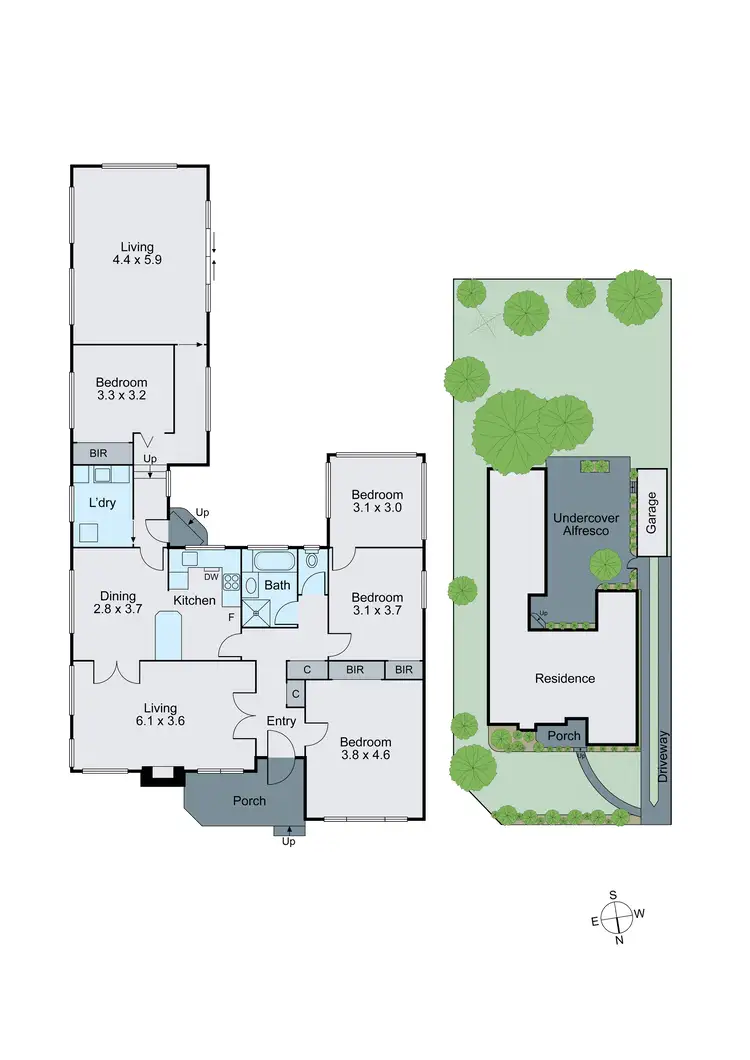 Floorplan of Homely house listing, 48 George Street, Ashwood VIC 3147