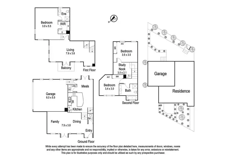 Floorplan of Homely townhouse listing, 7/113-115 Banksia Street, Eaglemont VIC 3084