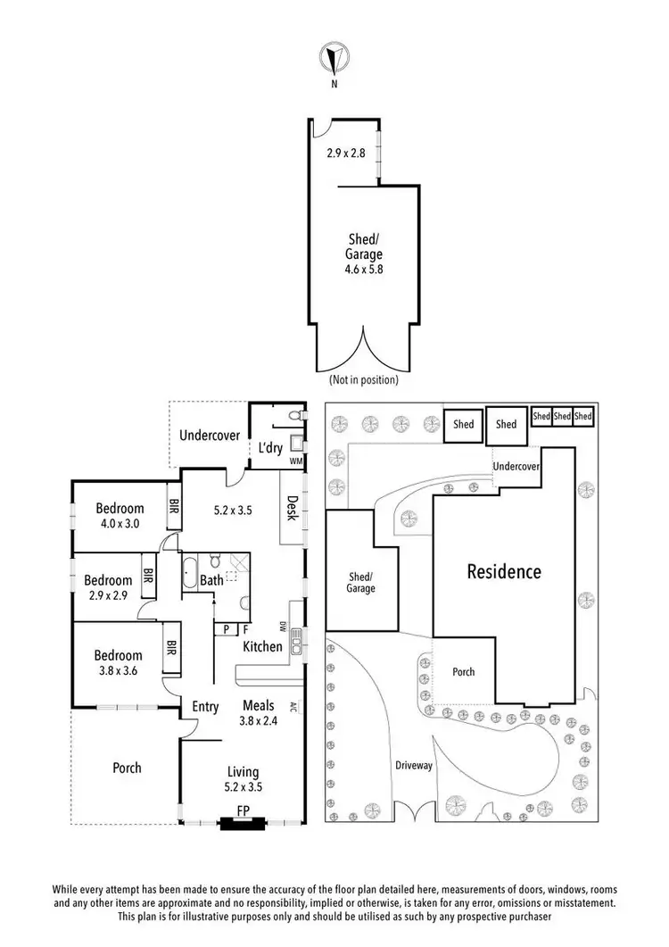 Floorplan of Homely house listing, 158 Northern Road, Heidelberg Heights VIC 3081