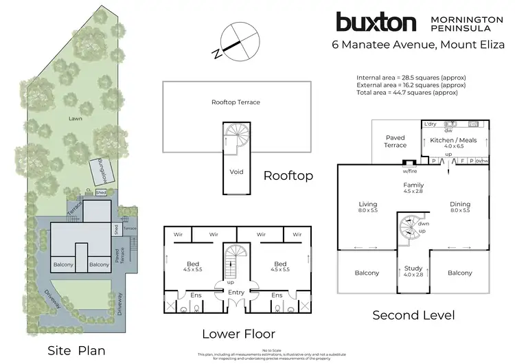 Floorplan of Homely house listing, 6 Manatee Avenue, Mount Eliza VIC 3930