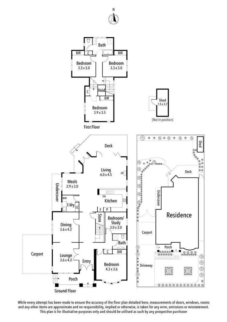 Floorplan of Homely house listing, 26 Robbins Street, Ivanhoe VIC 3079