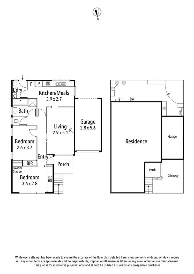 Floorplan of Homely unit listing, 4/380 High Street, Templestowe Lower VIC 3107