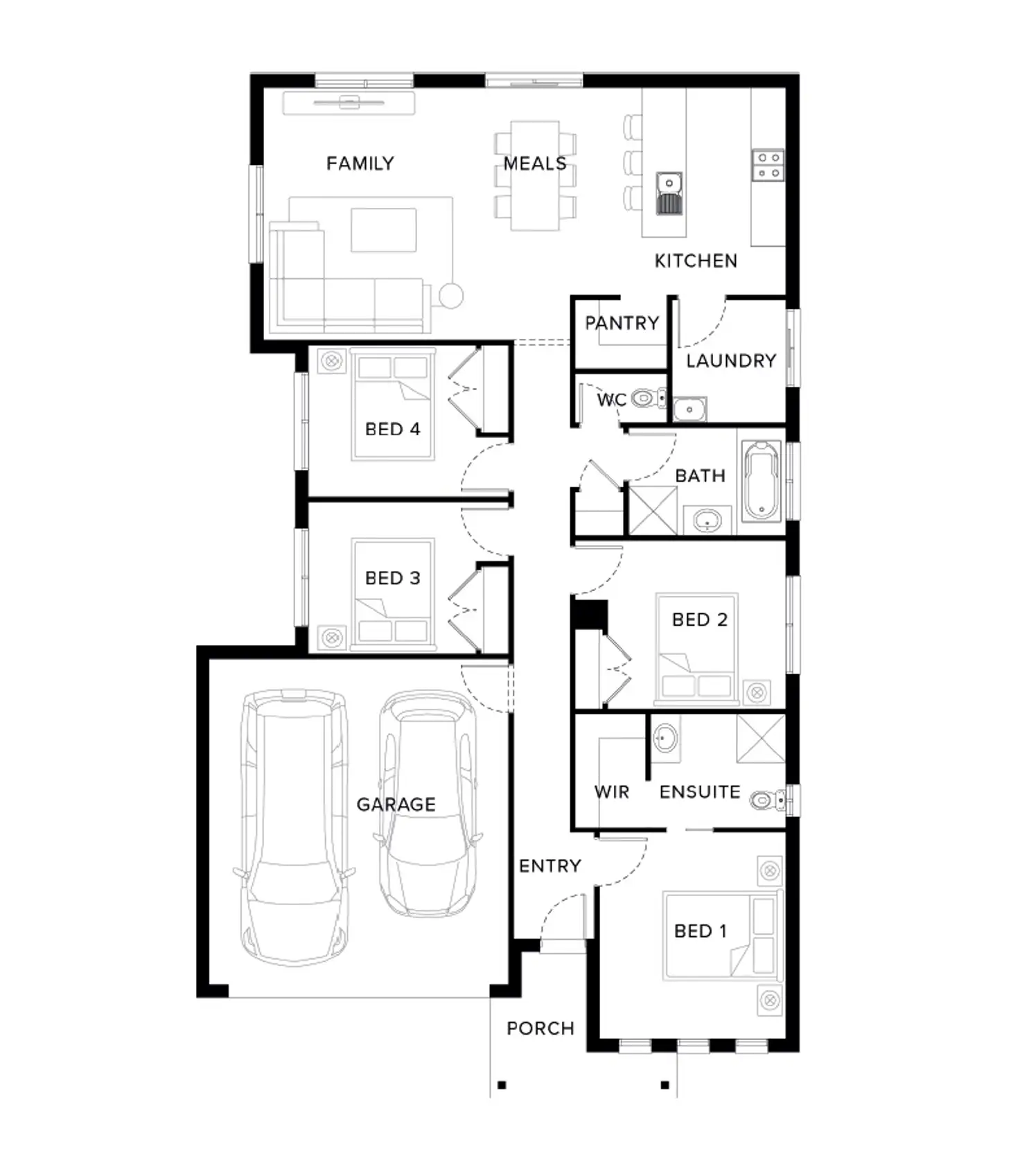 Floorplan of Homely house listing, 1803 Maggie Cresent, Wyndham Vale VIC 3024