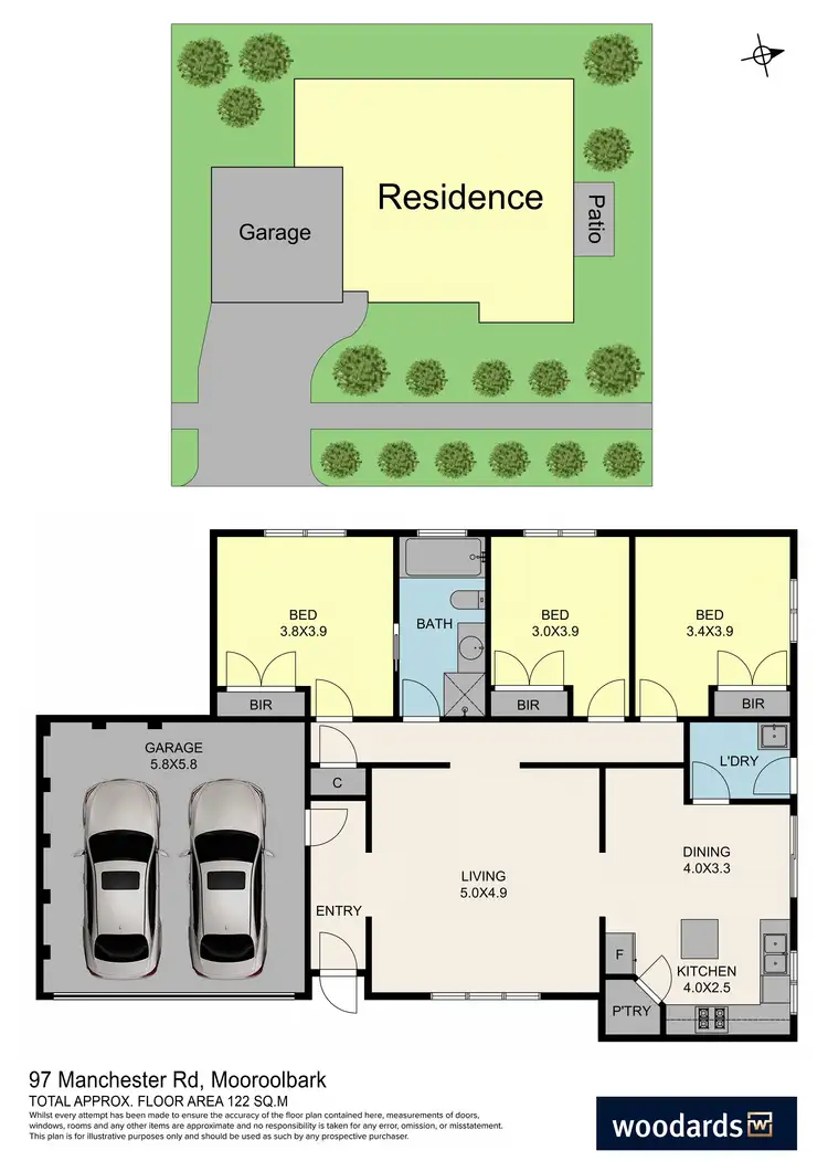 Floorplan of Homely house listing, 97 Manchester Road, Mooroolbark VIC 3138