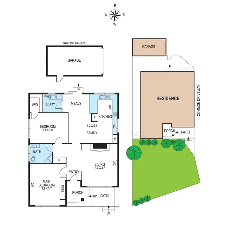 Floorplan of Homely unit listing, 1/20 Railway Crescent, Bentleigh VIC 3204