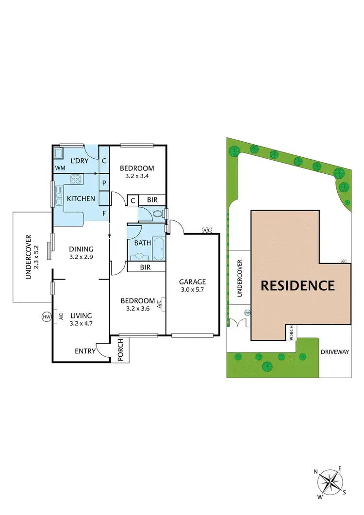 Floorplan of Homely unit listing, 37a Featherby Way, Altona Meadows VIC 3028
