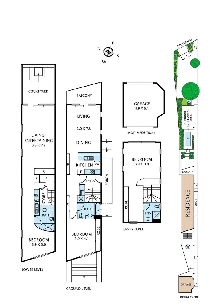 Floorplan of Homely house listing, 69A The Strand, Newport VIC 3015
