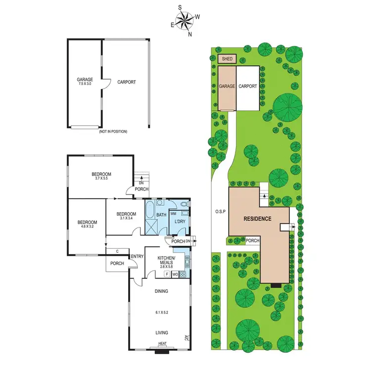 Floorplan of Homely house listing, 8 Marquis Road, Bentleigh VIC 3204